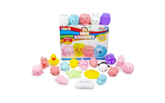 Abeec 24 Mini Squishies Sensory Toy Set For Kids