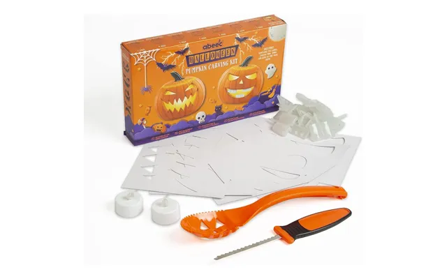 Abeec Halloween Pumpkin Carving Kit With Tools
