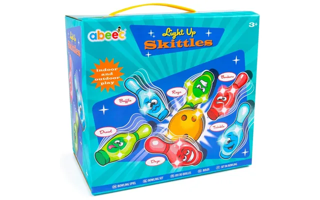 Abeec Light Up Skittles Indoor Outdoor Family Game