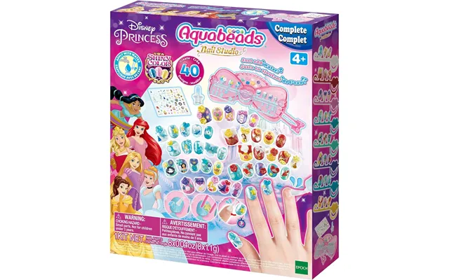 Aquabeads Nail Studio - Disney Princess 40 Creations Set