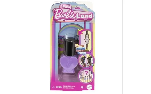 Barbie Mini Barbie Land Dolls In Nail Polish Bottle Blind Box