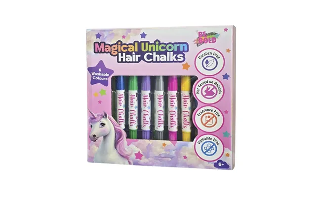 Be Bold Magical Unicorn Hair Chalks Craft Set