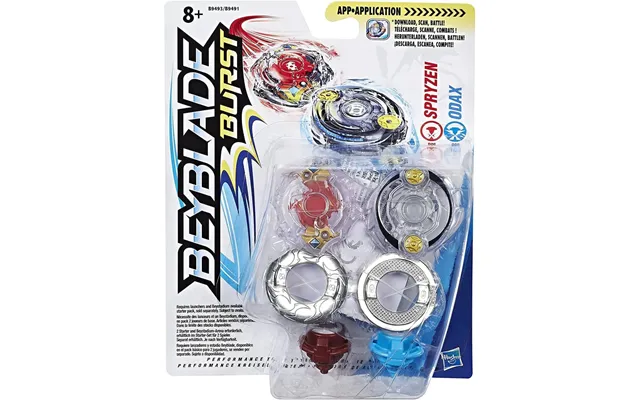 Beyblade Dual Burst Spryzen And Odax Spinning Tops