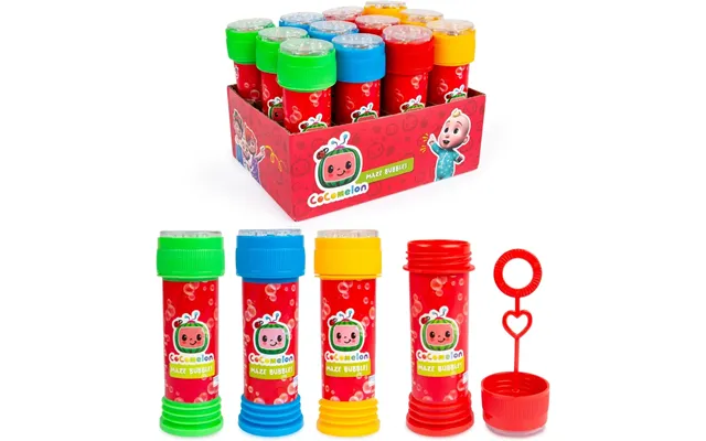 Cocomelon Maze Bubbles 12 Pack Bubble Toys