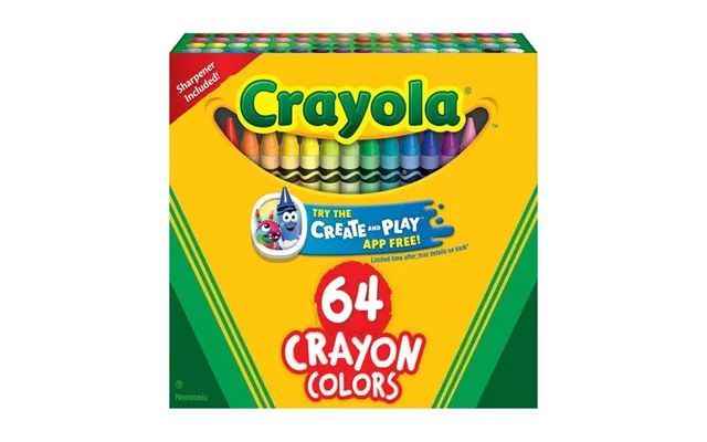 Crayola 64 Coloured Crayons