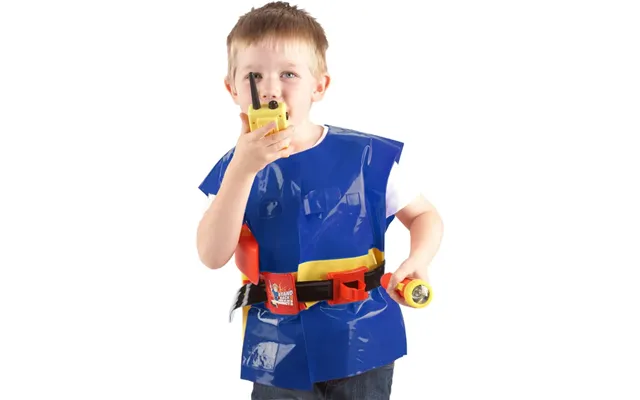 Fireman Sam Utility Belt Including Walkie Talkie And Firefighter's Axe