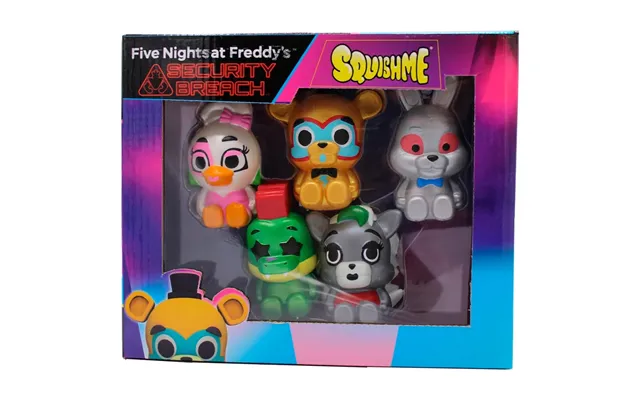 Five Nights At Freddy's Security Breach Squishme Figures