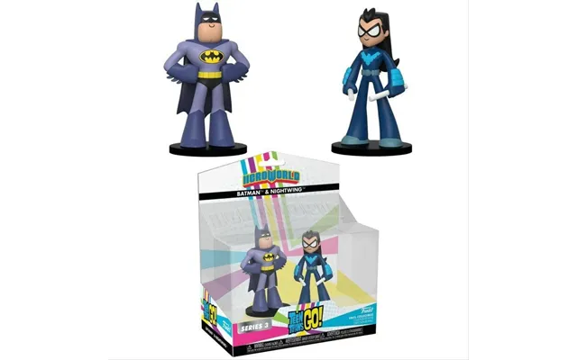 Funko Hero World 2 Pack Teen Titans Go Batman & Nightwing