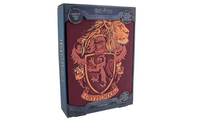 Harry Potter Gryffindor House Crest 12 30cm Luminart Night Light