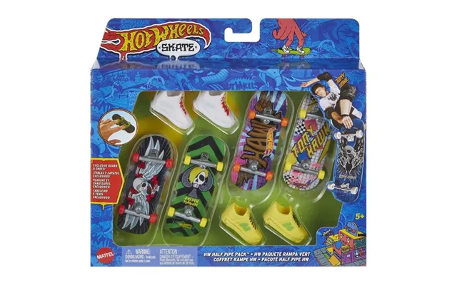 Hot Wheels Half Pipe Pack Skate Multi-pack