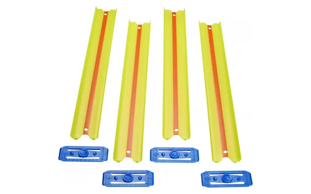 Hot Wheels Yellow And Orange Track Builder Straight Track Pack