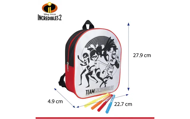 Incredibles Colour Your Own Backpack