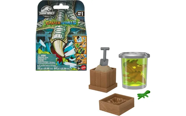 Jurassic World Unboxing Crushivores Mini Figure Compound Surprise Dino Random