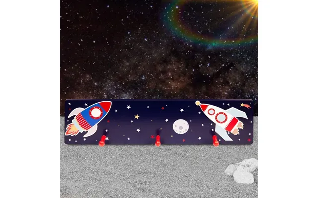 Just4kids Kids Rocket Space Explorer Theme Spaceship Hooks