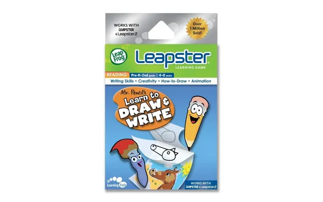 Leapfrog Leapster - Mr Pencil's Learn To Draw & Write Educational Game For Kids