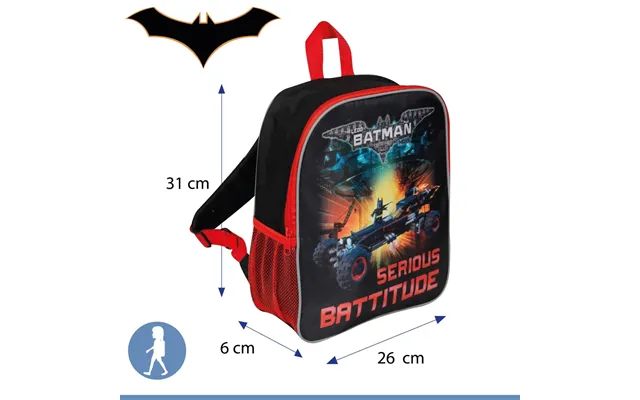 Lego Batman Junior Serious Battitude Backpack