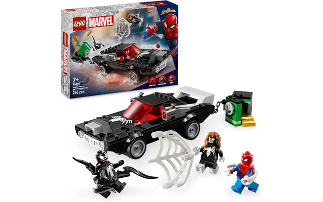 Lego Marvel 76309 Spider Man Vs Venom Muscle Car & 3 Mini Figures Playset
