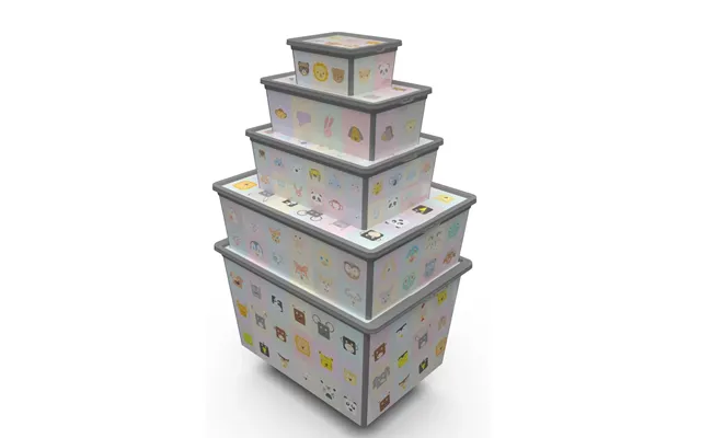 Maqio Animals Decorative Motif Box - Set Of 5