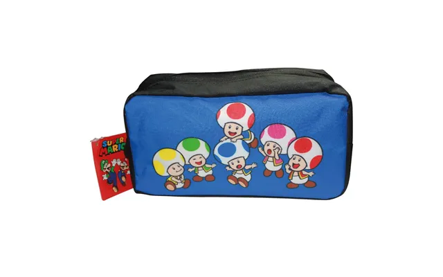 Mario Bros Pencil Case Zip Up Feat Toad For Stationery