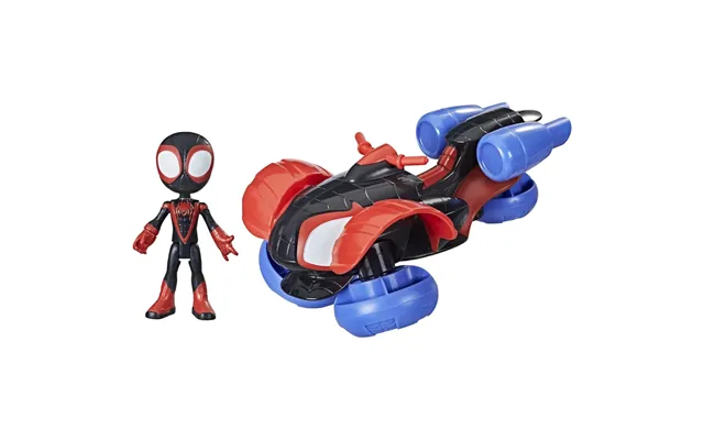 Marvel Spiderman And His Amazing Friends Change 'n Go Techno-racer Miles Figure