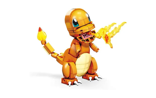 Mega Construx Pokemon Building Set And Poke Ball - Charmander