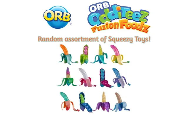 Orb Odditeez Fuzion Foodz Random Assortment One Random Toy Supplied