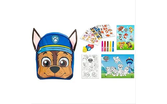 Paw Patrol Chase Activity Backpack & Kids Activity Stationery Sticker Book