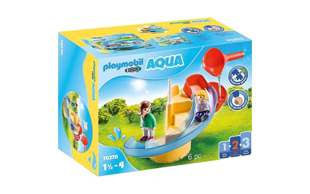 Playmobil 1.2.3 Aqua Water Slide For 18 Months