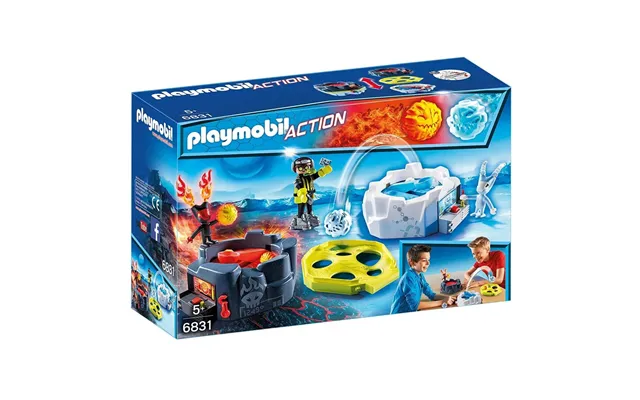 Playmobil 6831 Fire And Ice Action Interactive Game Playset