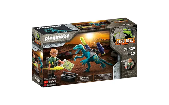 Playmobil 70629 Dino Rise Deinonychus Ready For Battle With 19pcs