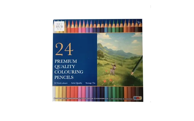 Rms Art Hub Fine Art Premium Quality Colouring Pencils 24pcs