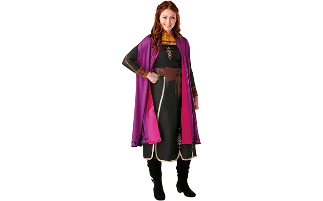 Rubie's Disney Frozen 2 Small Uk Size 8-10 Anna Deluxe Dress Adults Costume Ladies - Uk Small 8-10