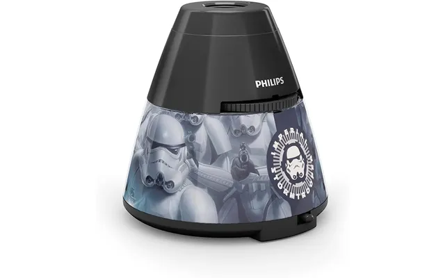 Star Wars Philips Led Children's Night Light And Projector - Black