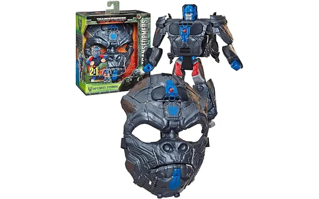 Transformers Toys Rise Of The Beasts Optimus Primal 2-in-1 Converting Mask