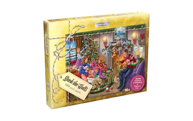 Waddingtons Of London Deck The Halls 1000 Piece Jigsaw Puzzle