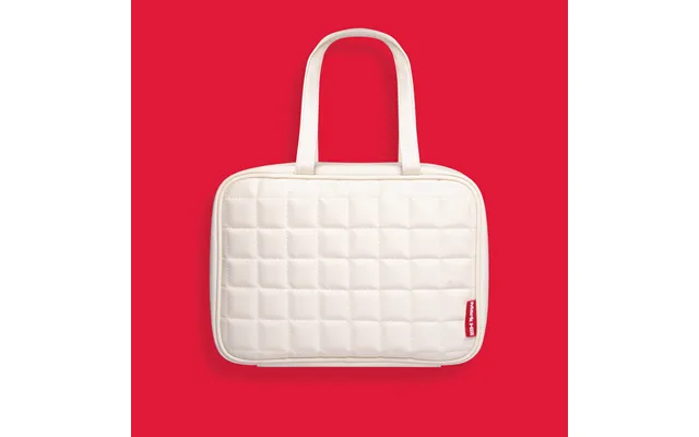 Cream Quilted Bag Hair Tool Storage Mark Hill Hair