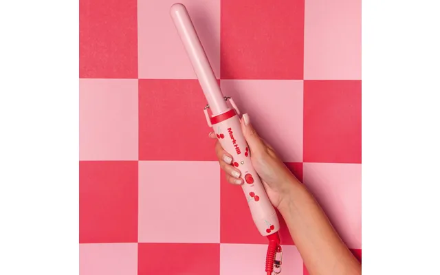 Pink Cherry Curling Wand 32mm Medium Barrel Handle Mark Hill Pick N Mix Interchangeable Curling Wands