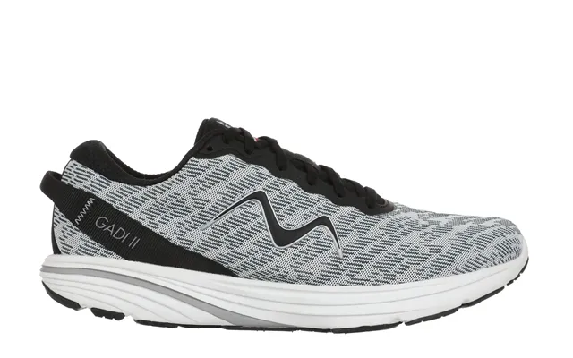 Mbt Gadi Ii Lace Up Women S Running Shoes - Color Light Grey