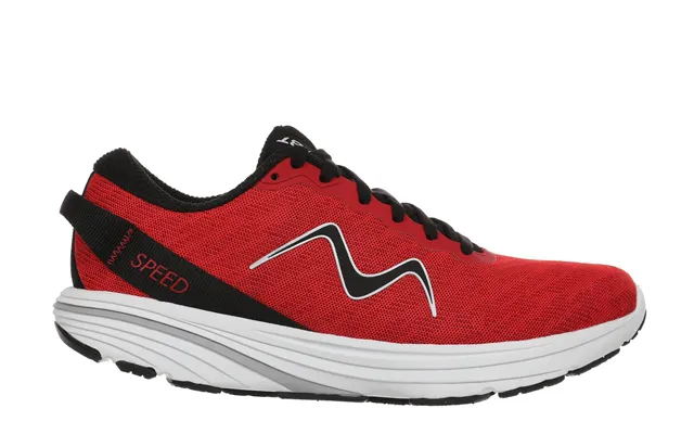 Mbt Gadi Ii Lace Up Women S Running Shoes - Color Red