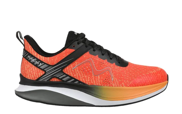 Mbt Huracan 3 Lace Up Men S Running Shoes - Color Orange Red
