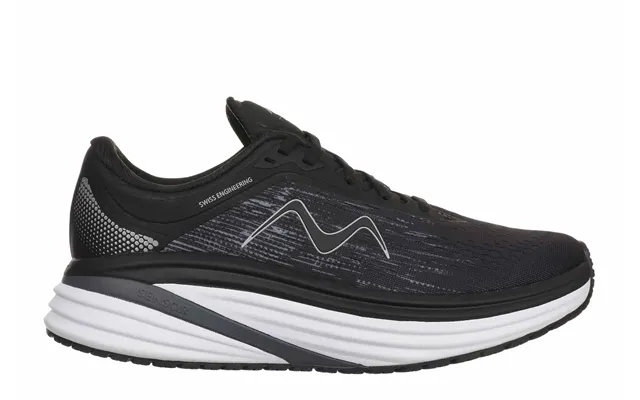 Mbt M-3000 Lace Up Men S Running Shoes - Color Dark Black