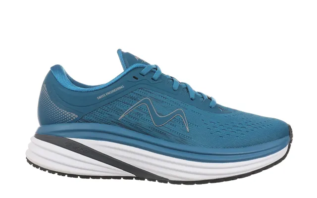 Mbt M-3000 Lace Up Men S Running Shoes - Color Navy Gold