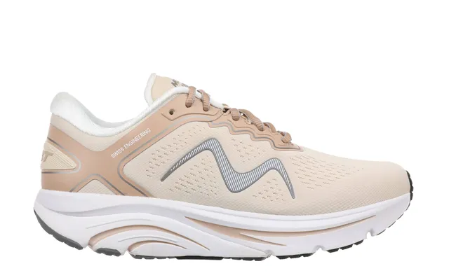 Mbt Mbt-2000 Iii Lace Up Women S Running Shoes - Color Beige