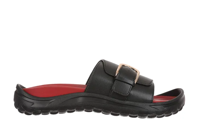 Mbt Nikko Women S Sandals - Color Black Red