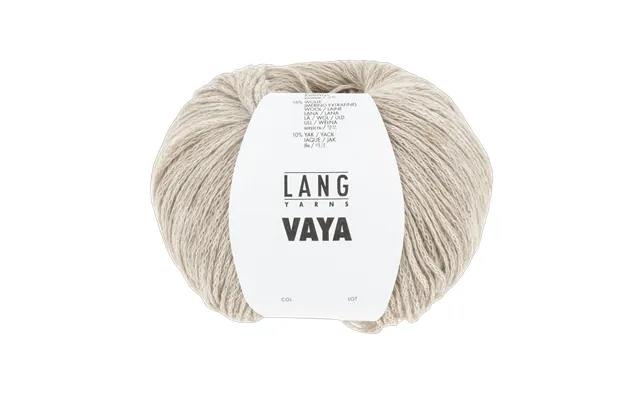 Anton Men's Sweater Pattern Kit In Vaya By Langyarns Fatto A Mano 280-052 - Large 11 Balls Offwhite 1135