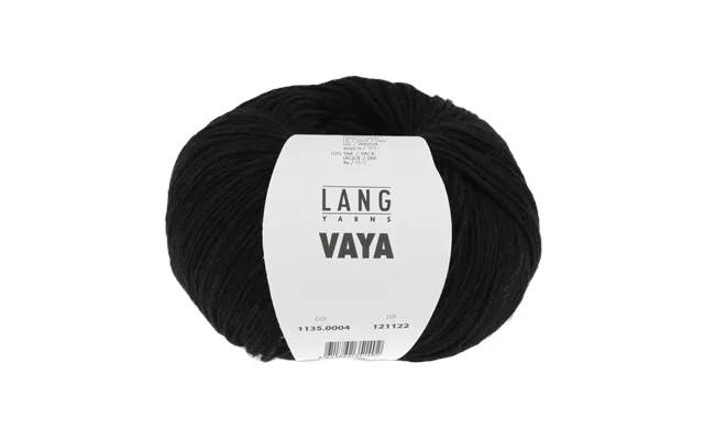Anton Men's Sweater Pattern Kit In Vaya By Langyarns Fatto A Mano 280-052 - X-large 12 Balls Black 1135
