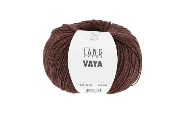 Anton Men's Sweater Pattern Kit In Vaya By Langyarns Fatto A Mano 280-052 - X-large 12 Balls Brown 1135