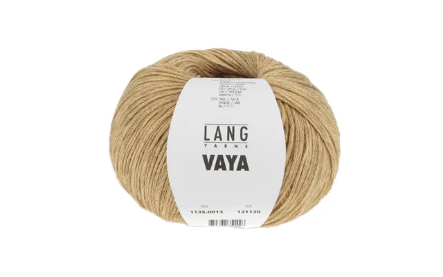 Anton Men's Sweater Pattern Kit In Vaya By Langyarns Fatto A Mano 280-052 - X-large 12 Balls Light Yellow 1135
