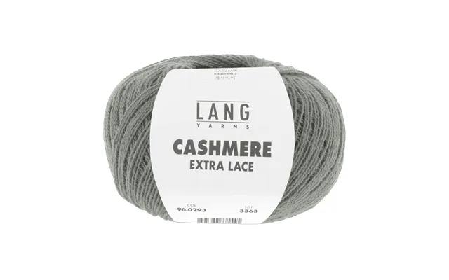 Esther Triangular Shawl Pattern Kit In Cashmere Extra Lace By Langyarns Punto 94-004 - Ca 12 X 130 Cm 2 Balls Ivy Mélang