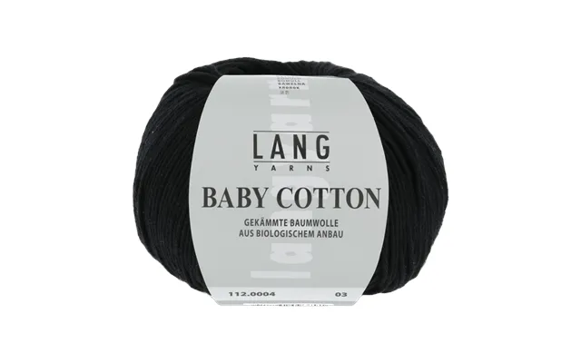 Eveline Top Pattern Kit In Baby Cotton By Langyarns Fatto A Mano 280-056 - Small 4 Balls Black 112